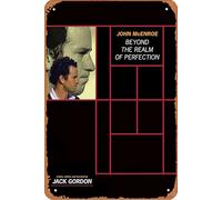 John McEnroe: Beyond the Realm of Perfection - Póster de la película retro de metal para pared del hogar, letrero de metal para pared, cueva, bar, club, letrero de metal de lata de 8 x 12 pulgadas
