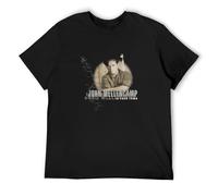 John Mellencamp In Your Town Canada Tour Camiseta Man's Fashion Cotton Black Clothes, Negro , L