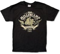 John Mellencamp Rider Tour 2011 (Lowell Ames) - Camiseta negra para hombre, color negro, Negro, XXL
