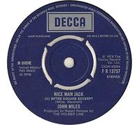 JOHN MILES - NO HARD FEELINGS 7 INCH (7" VINYL 45) UK DECCA 1978