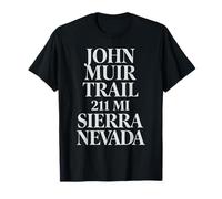 John Muir Trail 211 Millas Ruta de Senderismo mínima de Camiseta