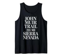 John Muir Trail 211 Millas Ruta de Senderismo mínima de Camiseta sin Mangas