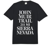 John Muir Trail 211 Millas Ruta de Senderismo mínima de Comfort Colors Adult Heavyweight T-Shirt