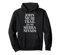 John Muir Trail 211 Millas Ruta de Senderismo mínima de Sudadera con Capucha