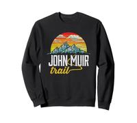John Muir Trail - Camiseta gráfica Vintage Envejecida Sudadera