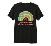 John Muir Trail Parques Nacionales Yosemite Senderismo Camiseta Premium