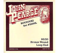 John Pearse 5200L - Juego de cuerdas para buzuki (extremo de lazo)