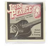 John Pearse jp3050 Pure Nickel cuerdas de guitarra acústica, tamaño mediano