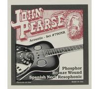 John Pearse Strings Strings 790NR para resofónico de cuello español - Herida de bronce fosforoso - 13-56, JP790NR