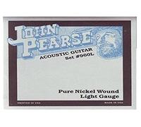 John Pearse Strings Strings 960L para guitarra acústica - Enrollado de níquel puro - Calibre ligero 012/054