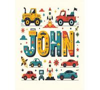 John Personalized Notebook: Contains select sheets w/inspirational quotes and is perfect for journaling, note taking, ,or just having fun and getting ... sized (8.5x11) perfect for notes or big jobs.