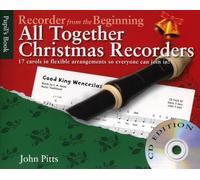 John pitts: recorder from the beginning - all together christmas recorders (book/cd) +cd