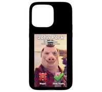 John Pork está Llamando a Internet Meme Personaje Divertido Dicho Carcasa para iPhone 15 Pro MAX