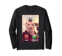 John Pork está Llamando a Internet Meme Personaje Divertido Dicho Manga Larga