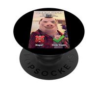 John Pork está Llamando a Internet Meme Personaje Divertido Dicho PopSockets PopGrip Adhesivo