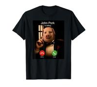 John Pork está Llamando Divertido Jefe Italiano de la Mafia Memes Brainrot Camiseta gráfica económica