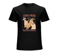 John Prine Bitter Southerner - Camiseta de algodón para hombre, color negro, Negro , 3XL