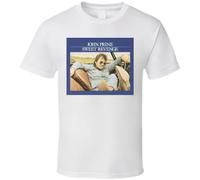 John Prine Sweet Revenge Rip Rest in Piece Black Tshirt