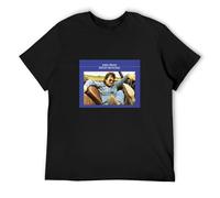 John Prine Sweet Revenge Rip Rest In Piece - Camiseta de algodón para hombre, color negro, Negro , S