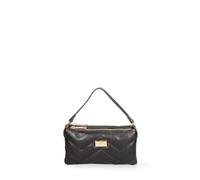 John Richmond Bolso al hombro de mujer de piel auténtica 22x12x5 cm JR-W-1109SA-PARENT, Negro y dorado., 22x12x5