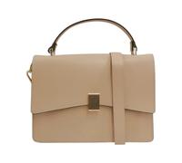 John Richmond Bolso de mano desnudo dorado de piel con correa para mujer, beige, Talla única