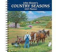 John Sloane's Country Seasons 2019 Monthly/Weekly Planner Calendar