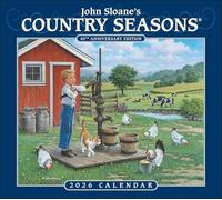John Sloane's Country Seasons® 2026 Deluxe Wall Calendar: 40th Anniversary Ed.