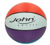 John Sports Balón de Baloncesto Rainbow 7 Ø 24 cm 12 Unidades