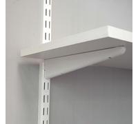 John Sterling Knape & Vogt Dual-Trak 14-Inch Adjustable Shelf Bracket #0122-14WT