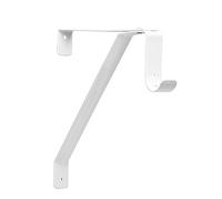 John Sterling Knape & Vogt rp-0043-wt Ajustable Acero Estante y Soporte de Varilla, Color Blanco