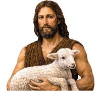 John The Baptist (Lamb) Medio Cuerpo Buddy Cutout