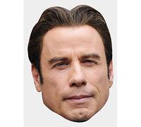 John Travolta Mascaras de personajes famosos, caras de carton