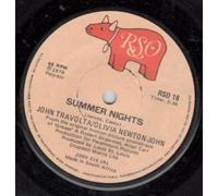 JOHN TRAVOLTA OLIVIA NEWTON JOHN - SUMMER NIGHTS 7 INCH (7" VINYL 45) SOUTH AFRICAN RSO 1978