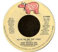 John Travolta Olivia Newton John - You're The One That I Want / Alone At A Drive In Movie [Vinilo 7 pulgadas - 45 rpm]