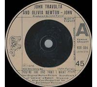 John Travolta Olivia Newton-John - You're The One That I Want / Alone At A Drive In Movie [Vinilo de 7 pulgadas - 45 rpm]