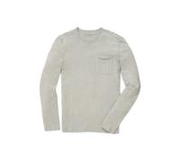 John Varvatos Alden Ls Slub Crew With Chest Pocket Light Grey Talla: L | Manga Larga Outlet | Hombre | Gris