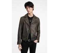 John Varvatos Alice Cooper Leather Biker Ash Talla: 46 | Chaquetas de Cuero Outlet | Hombre