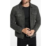 John Varvatos Cynder Boucle Trucker Jacket Charcoal Talla: XS | Chaquetas Finas Outlet | Hombre | Negro