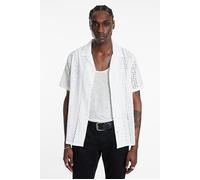 John Varvatos Dan Camp Collar Shirt In Embroidered Fab White Talla: S | Camisas Casuales Outlet | Hombre | Blanco