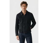 John Varvatos Dundy Jacket - Zip Closure Velvet Jacket Charcoal Talla: 46 | Chaquetas Finas Outlet | Hombre | Negro