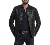 John Varvatos Kitt Racer - Chaqueta para hombre, color negro