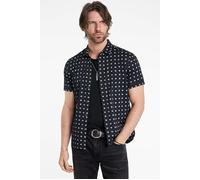 John Varvatos Loren Short Sleeve Shirt With Starburst Black White Talla: XL | Outlet | Hombre | Negro