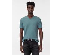 John Varvatos Miles Slub V-neck With Cut Raw Edge Fog Talla: XS | Camisetas Básicas Outlet | Hombre | Blanco