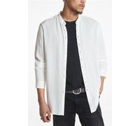 John Varvatos Multi Button Band Collar Shirt White Talla: L | Camisas de Trabajo Outlet | Hombre | Blanco