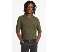 John Varvatos Odin Ls Texture Linen Sweater Dark Moss Talla: XS | Outlet | Hombre | Blanco