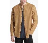 John Varvatos Slim Fit Band Collar Brown Sugar Talla: XXL | Camisas Casuales Outlet | Hombre | Marrón