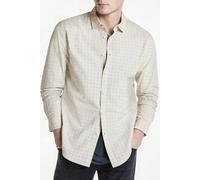 John Varvatos Slim Fit Sport Shirt With Shank Buttons Macadamia Talla: S | Camisas Casuales Outlet | Hombre | Blanco
