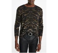 John Varvatos Sobrado Regular Fit Ls Sweater Dark Brown Talla: S | Jerséis Outlet | Hombre | Marrón