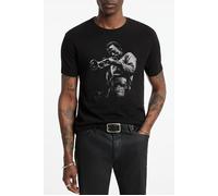John Varvatos Ss Crew Tee - Miles Davis Black Talla: XS | Camisetas con decoración impresa Outlet | Hombre | Negro