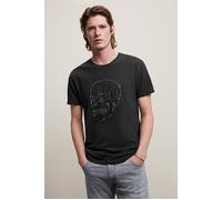 John Varvatos Ss Crew Tee - Skull Emboridery Black Talla: L | Camisetas con Decoración Impresa Outlet | Hombre | Negro